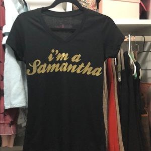 “I’m a Samantha” Sex and the City Black T-shirt